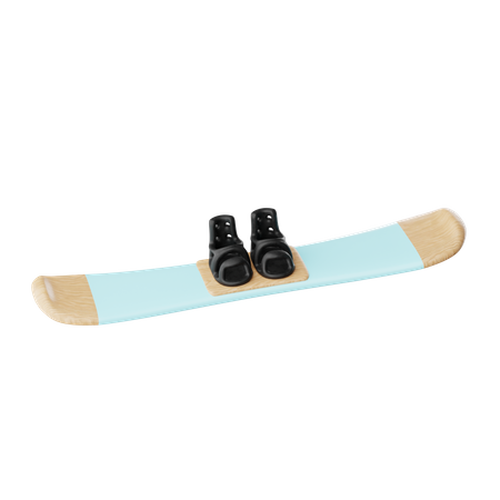 Snowboard  3D Icon