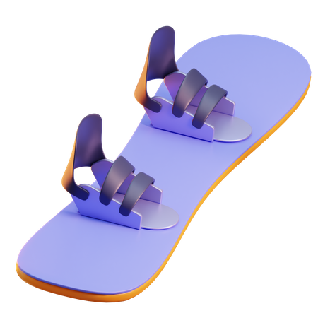 Snowboard  3D Icon