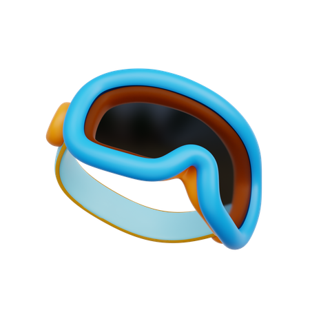 Snowboard Goggles  3D Icon