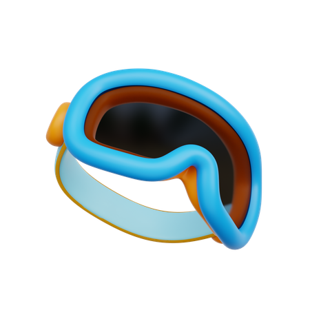 Snowboard Goggles  3D Icon