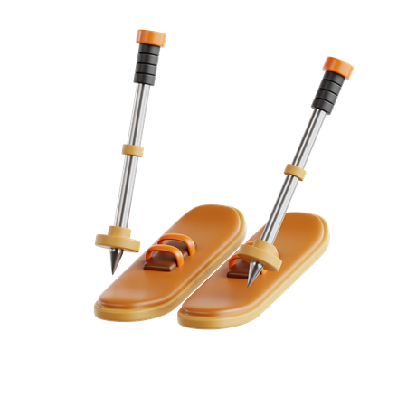 Snowboarding  3D Icon