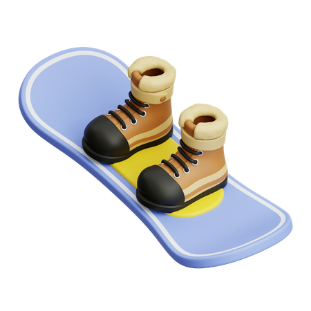 Snowboardschuhe  3D Icon