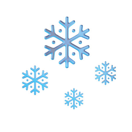 Snowfall  3D Icon