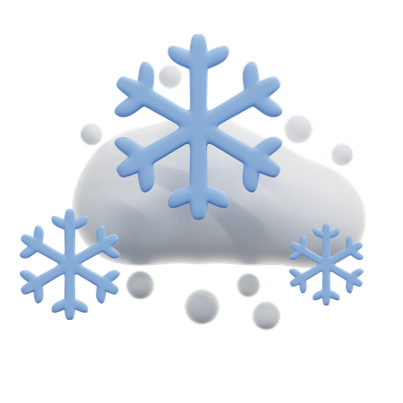 Snowfall  3D Icon