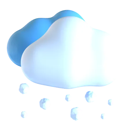 Snow 3 D Illustration 3D Icon