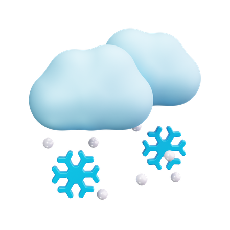 降雪  3D Icon