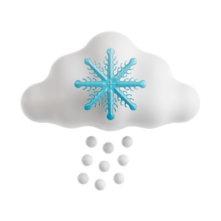 降雪  3D Icon