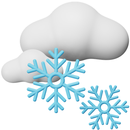 Snowfall  3D Icon