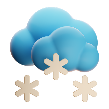 Snowfall  3D Icon