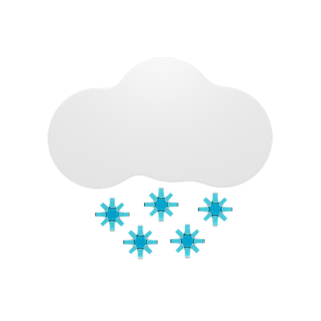 Snowfall  3D Icon