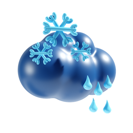 Snowfall  3D Icon