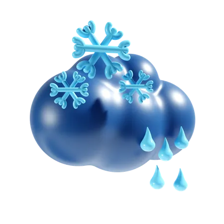 Snowfall  3D Icon