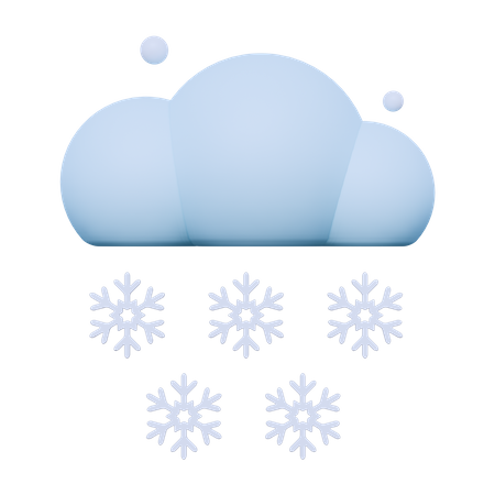 Snowfall  3D Icon