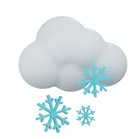 Snowfall  3D Icon