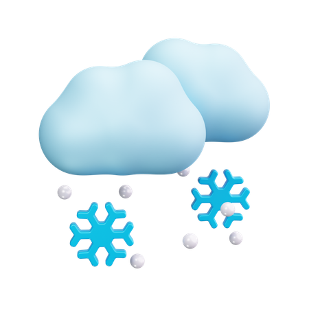 Snowfall  3D Icon