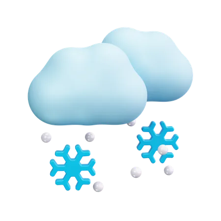 Snowfall  3D Icon