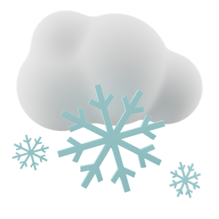 Snowfall  3D Icon