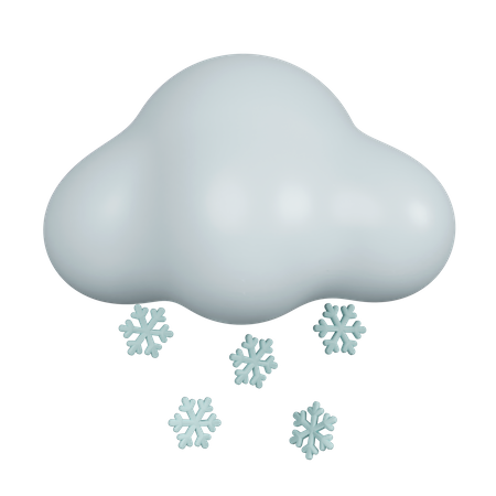 Snowfall  3D Icon