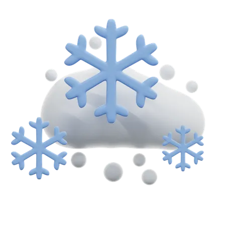 Snowfall  3D Icon