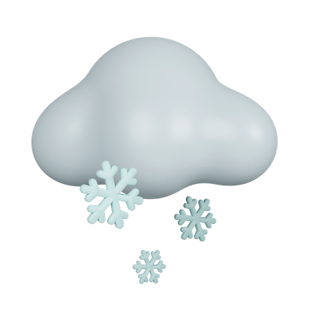 Snowfall  3D Icon