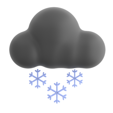 Snowfall  3D Icon