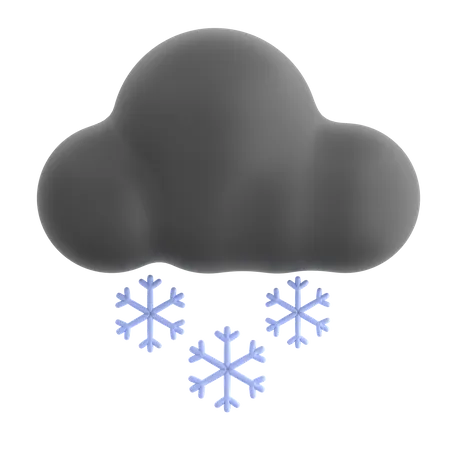 Snowfall  3D Icon