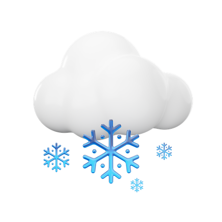 Snowfall  3D Icon