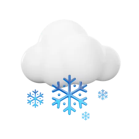 Snowfall  3D Icon