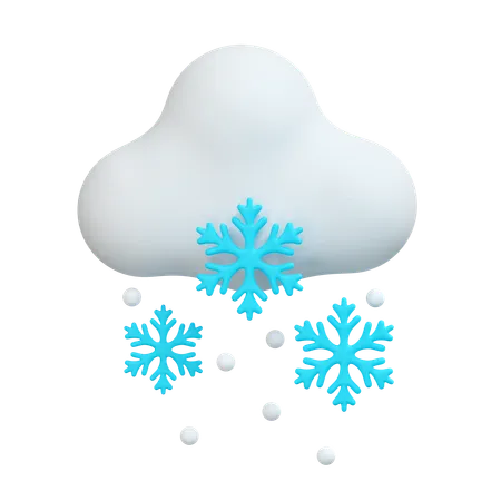 Snowfall  3D Icon