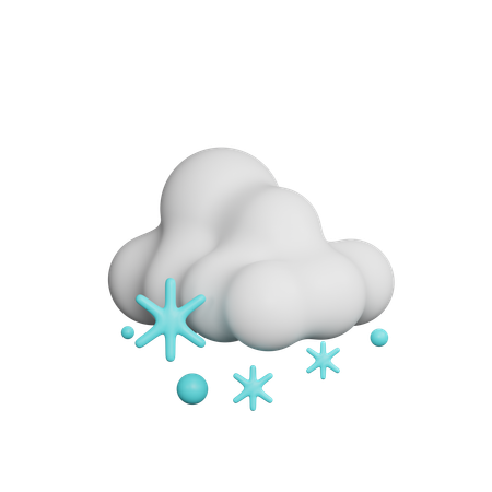 Snowfall  3D Icon