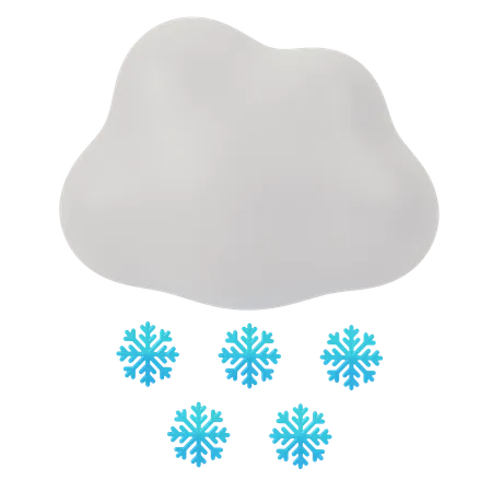 Snowfall  3D Icon