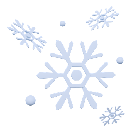 Snowfall  3D Icon