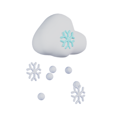 Snowfall  3D Icon