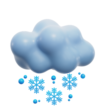 Snowfall  3D Icon