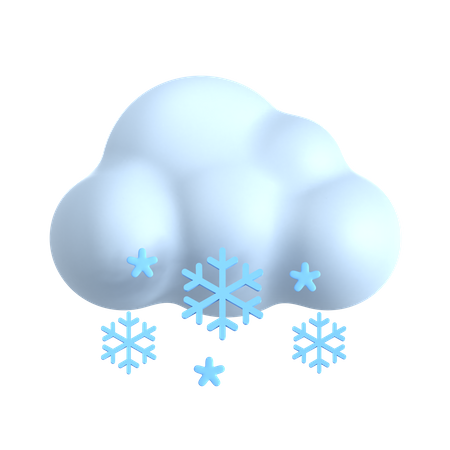 Snowfall  3D Icon