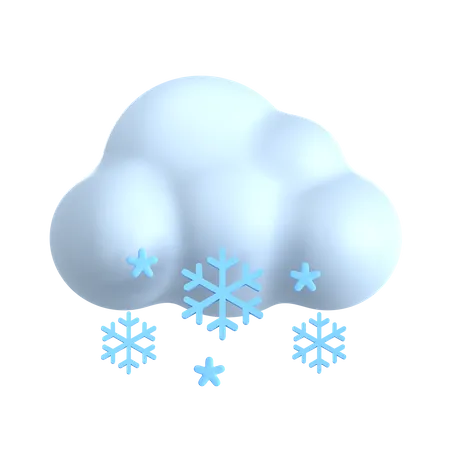 Snowfall  3D Icon