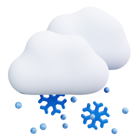 Snowfall  3D Icon