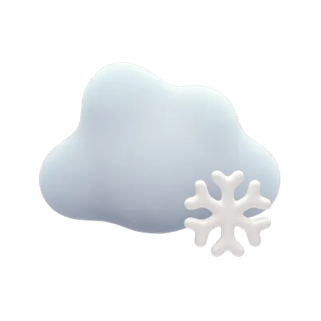 Snowfall 3D Illustration
