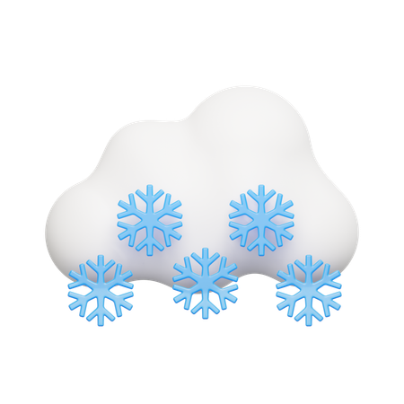 Snowfalls  3D Icon