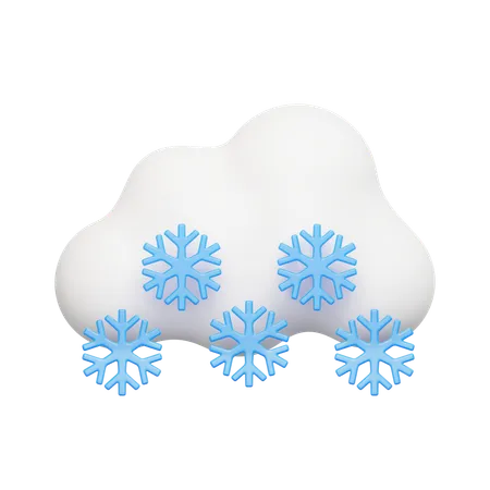 Snowfalls  3D Icon