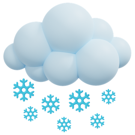 Snowfalls  3D Icon