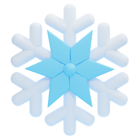 SNOWFLAKE  3D Icon