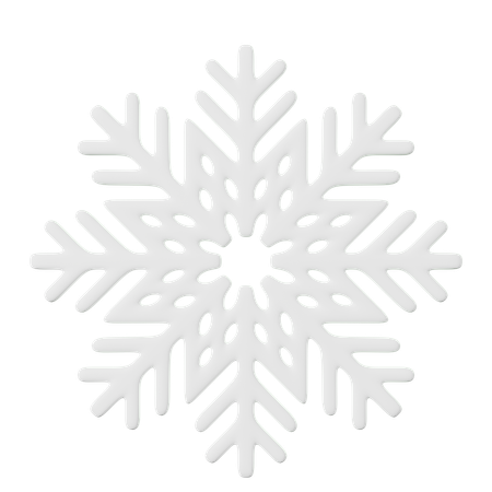 Snowflake 3D Icon download in PNG, OBJ or Blend format