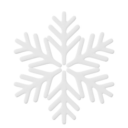 Snowflake 3D Icon download in PNG, OBJ or Blend format