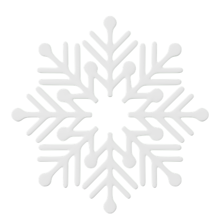 Snowflake 3D Icon download in PNG, OBJ or Blend format