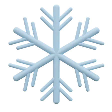 Snowflake 3 D Icon Illustration 3D Icon