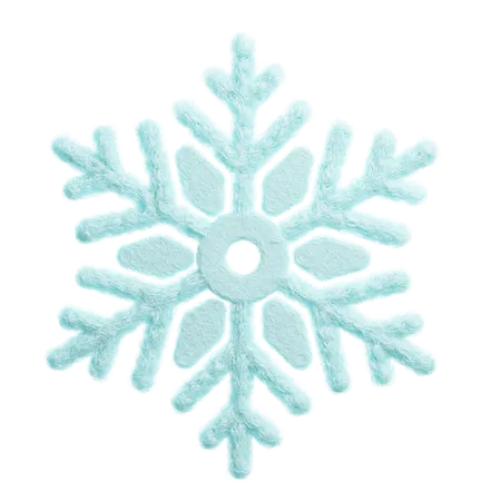 Snowflakes 3 D Icon 3D Icon