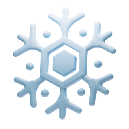 SNOWFLAKE  3D Icon