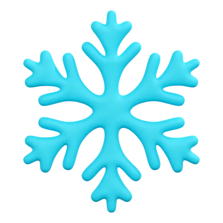 Snowflake Illustration 3D Icon