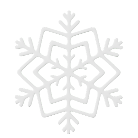 Snowflake  3D Icon